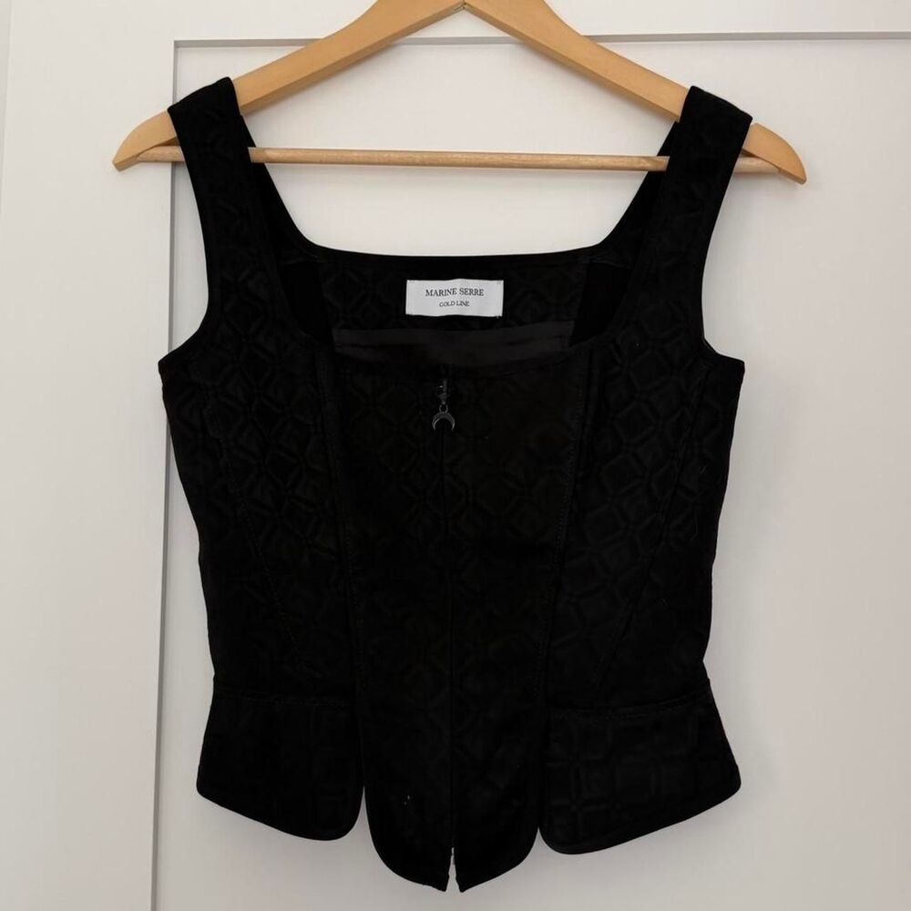 Marine-serre Women's Black Corset